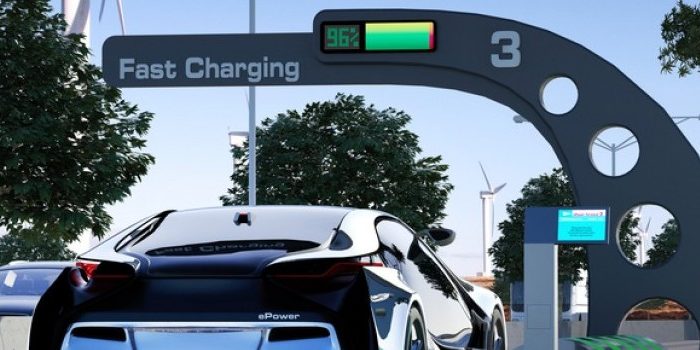 Future power station with hybrid vehicle